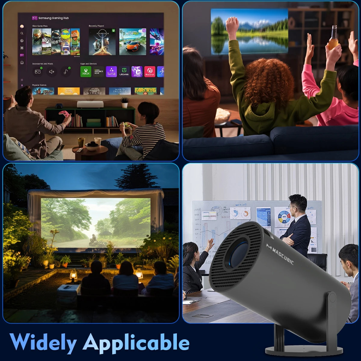 Best Compact Projector for Streaming and Gaming: Magcubic HY310